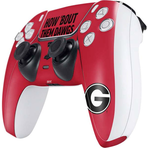 University of Georgia How Bout Them Dawgs PS5 Controller Skin