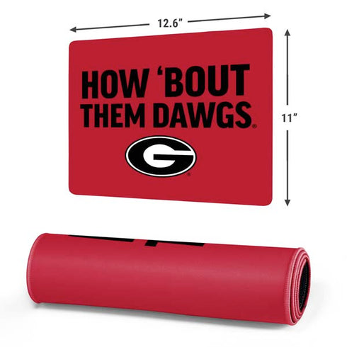 University of Georgia How Bout Them Dawgs Gaming Mouse Pad