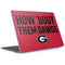 University of Georgia How Bout Them Dawgs Surface Laptop 2 Skin
