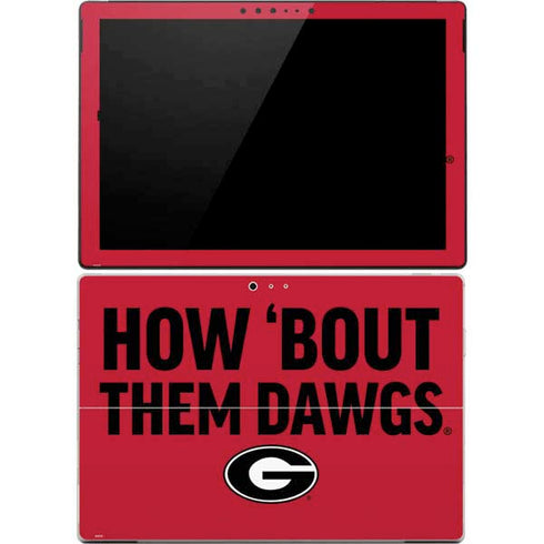 University of Georgia How Bout Them Dawgs Surface Pro 4 Skin