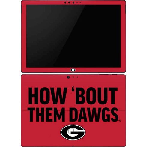 University of Georgia How Bout Them Dawgs Surface Pro 6 Skin
