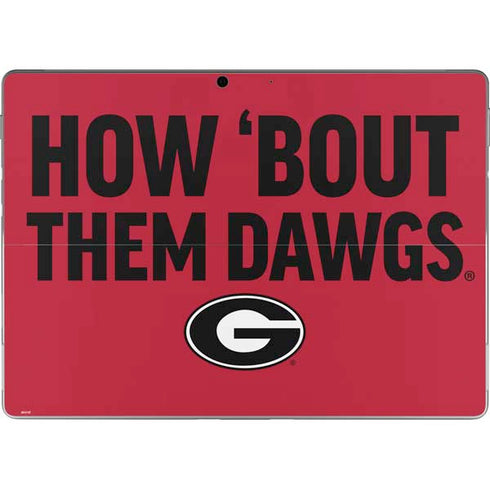 University of Georgia How Bout Them Dawgs Surface Pro 8 Skin