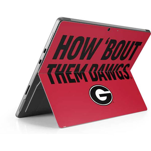University of Georgia How Bout Them Dawgs Surface Pro 8 Skin