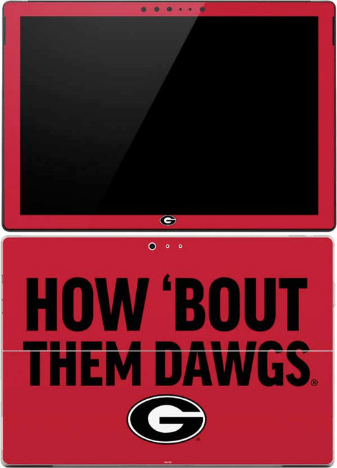 University of Georgia How Bout Them Dawgs Surface Pro (2017) Skin