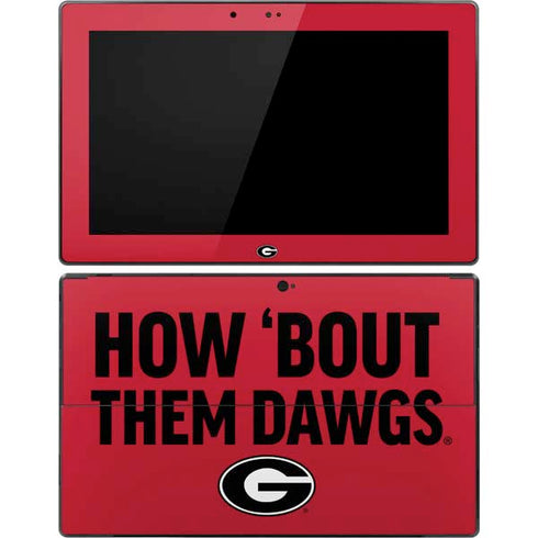 University of Georgia How Bout Them Dawgs Surface Pro Tablet Skin
