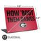 University of Georgia How Bout Them Dawgs Universal Laptop 11in (8.8 x 6.2in) Skin