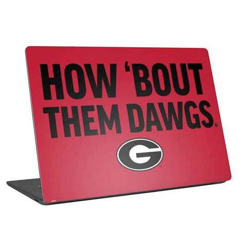 University of Georgia How Bout Them Dawgs Universal Laptop 12in (9.8 x 6.8in) Skin