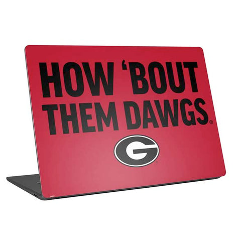 University of Georgia How Bout Them Dawgs Universal Laptop 14in (11.4 x 8.2in) Skin