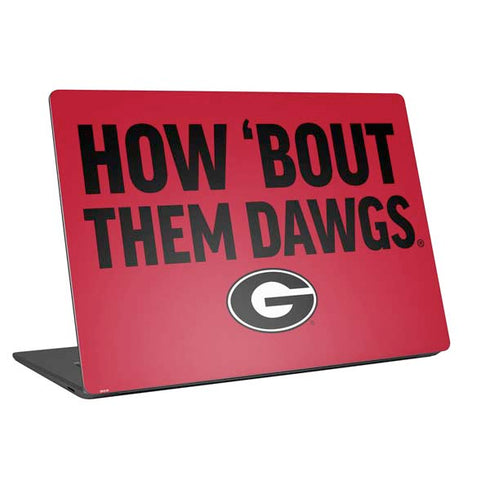 University of Georgia How Bout Them Dawgs Universal Laptop 15in (12.2 x 8.8in) Skin