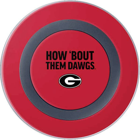 University of Georgia How Bout Them Dawgs Wireless Charger Skin