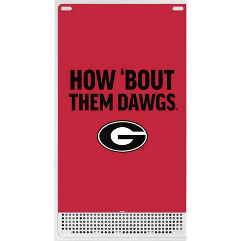 University of Georgia How Bout Them Dawgs Xbox Series S Console Skin