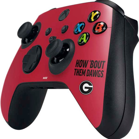University of Georgia How Bout Them Dawgs Xbox Series X Controller Skin
