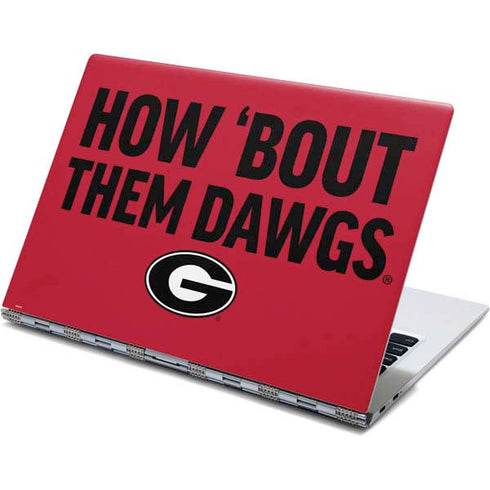 University of Georgia How Bout Them Dawgs Yoga 910 2-in-1 14in Touch-Screen Skin
