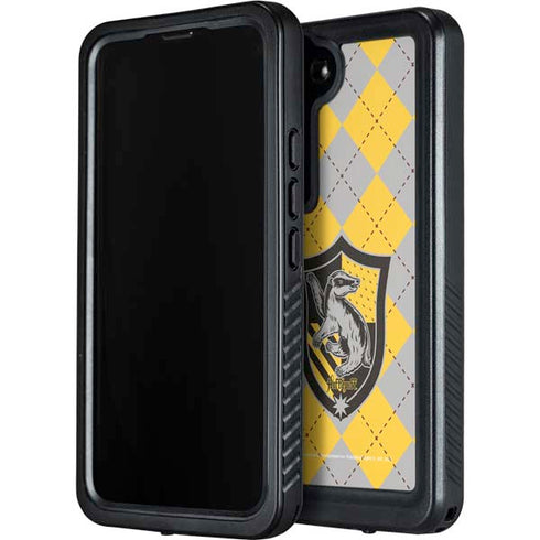 Wizarding World Harry Potter Hufflepuff Crest Galaxy S23 Waterproof Case
