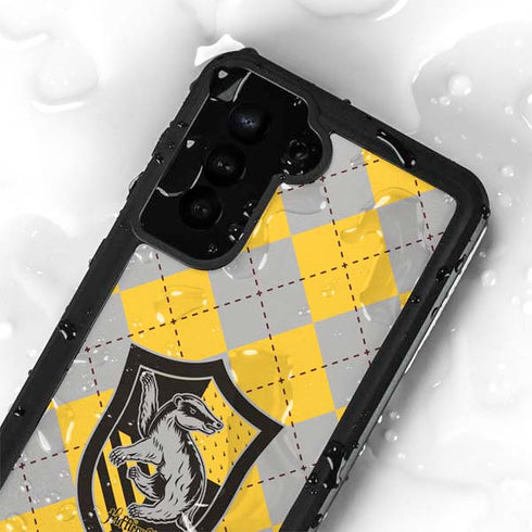 Wizarding World Harry Potter Hufflepuff Crest Galaxy S23 Waterproof Case
