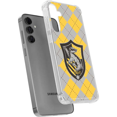 Wizarding World Harry Potter Hufflepuff Crest Galaxy S24 Plus Clear Case