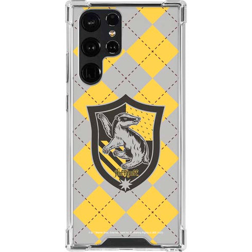 Wizarding World Harry Potter Hufflepuff Crest Galaxy S24 Ultra Clear Case