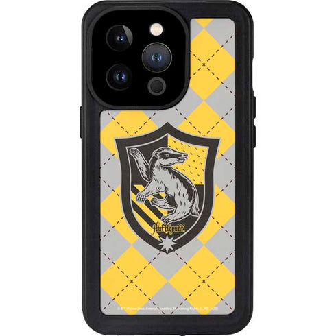 Wizarding World Harry Potter Hufflepuff Crest iPhone 15 Pro Waterproof Case