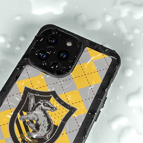Wizarding World Harry Potter Hufflepuff Crest iPhone 15 Pro Waterproof Case