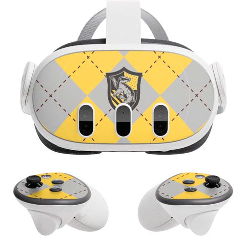 Wizarding World Harry Potter Hufflepuff Crest Meta Quest 3 Skin