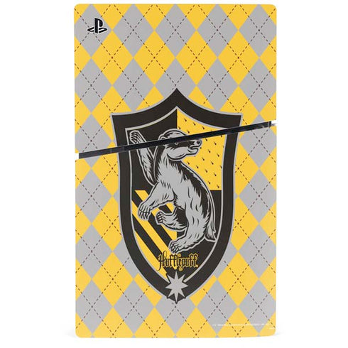 Wizarding World Harry Potter Hufflepuff Crest PS5 Slim Digital Edition Console Skin
