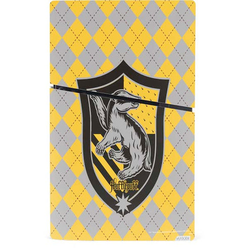 Wizarding World Harry Potter Hufflepuff Crest PS5 Slim Digital Edition Console Skin