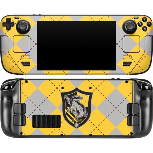 Wizarding World Harry Potter Hufflepuff Crest Steam Deck Handheld Gaming Computer Skin