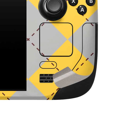 Wizarding World Harry Potter Hufflepuff Crest Steam Deck Handheld Gaming Computer Skin