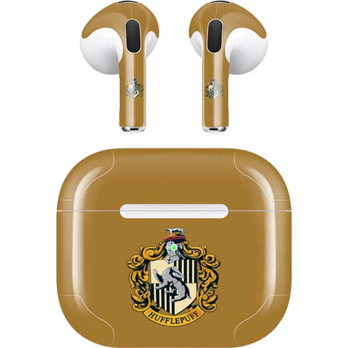 Wizarding World Harry Potter Hufflepuff House Crest Apple AirPods (3rd Gen 2021) Skin