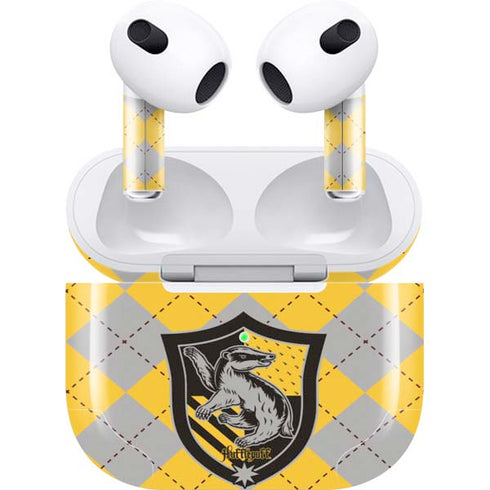 Wizarding World Harry Potter Hufflepuff Crest Apple AirPods (3rd Gen 2021) Skin