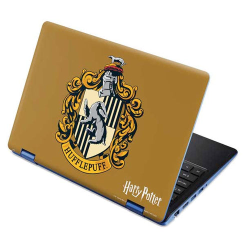 Wizarding World Harry Potter Hufflepuff House Crest Aspire R11 11.6in Skin