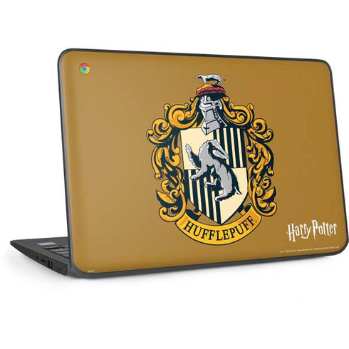 Wizarding World Harry Potter Hufflepuff House Crest HP Chromebook Skin
