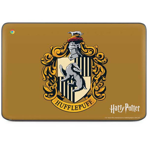 Wizarding World Harry Potter Hufflepuff House Crest HP Chromebook Skin