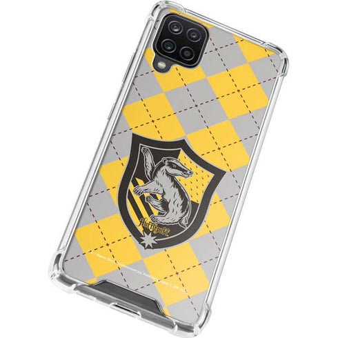 Wizarding World Harry Potter Hufflepuff Crest Galaxy A12 Clear Case