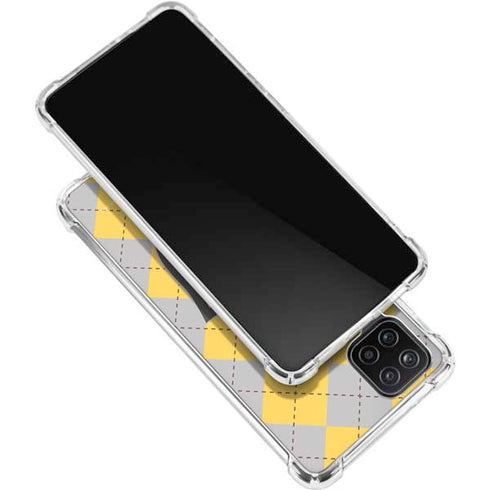 Wizarding World Harry Potter Hufflepuff Crest Galaxy A12 Clear Case