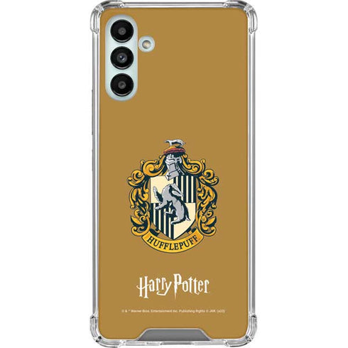 Wizarding World Harry Potter Hufflepuff House Crest Galaxy A13 5G Clear Case