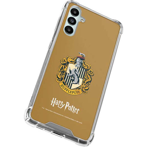 Wizarding World Harry Potter Hufflepuff House Crest Galaxy A14 5G Clear Case
