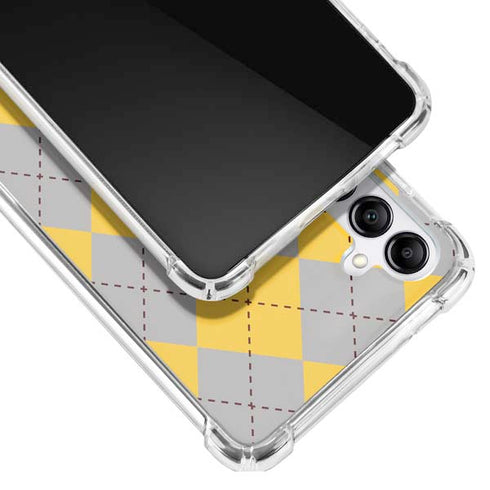 Wizarding World Harry Potter Hufflepuff Crest Galaxy A14 5G Clear Case