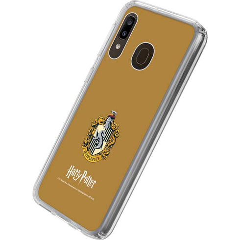Wizarding World Harry Potter Hufflepuff House Crest Galaxy A20 Clear Case