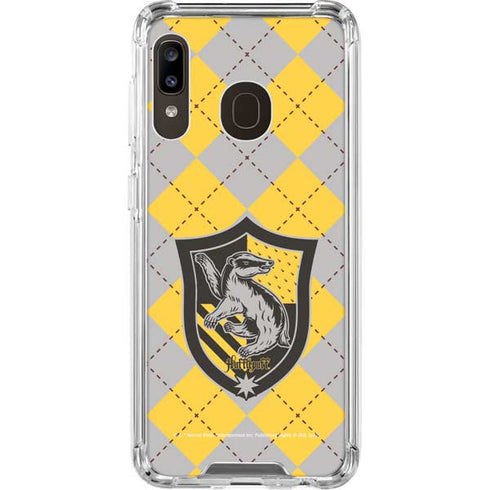 Wizarding World Harry Potter Hufflepuff Crest Galaxy A30 Clear Case
