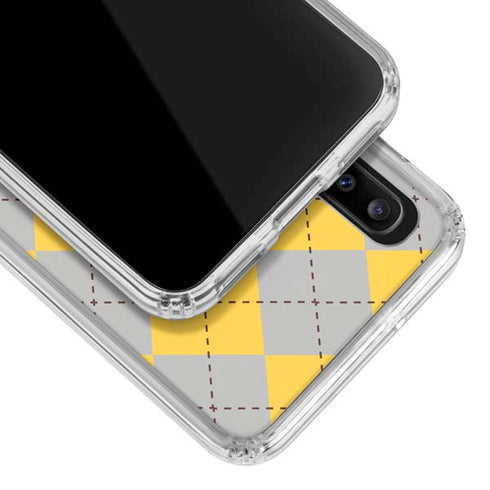 Wizarding World Harry Potter Hufflepuff Crest Galaxy A30 Clear Case
