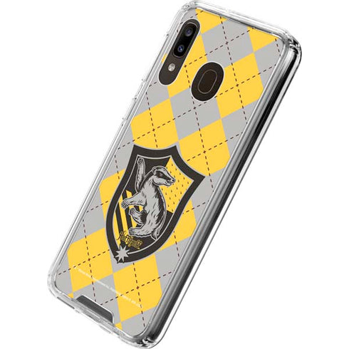 Wizarding World Harry Potter Hufflepuff Crest Galaxy A30 Clear Case