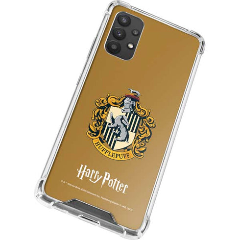 Wizarding World Harry Potter Hufflepuff House Crest Galaxy A32 5G Clear Case
