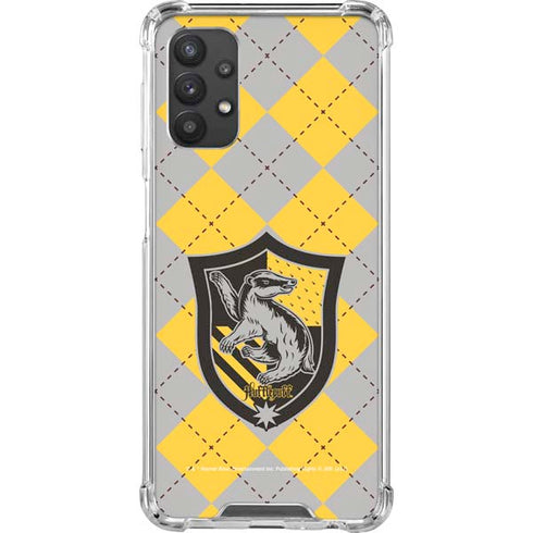Wizarding World Harry Potter Hufflepuff Crest Galaxy A32 5G Clear Case