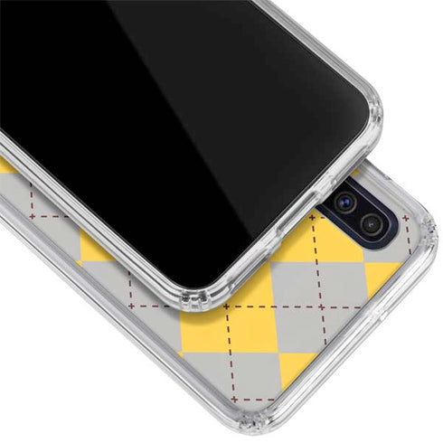 Wizarding World Harry Potter Hufflepuff Crest Galaxy A50 Clear Case