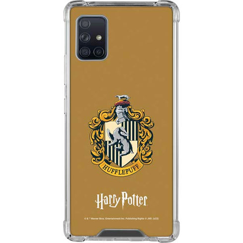 Wizarding World Harry Potter Hufflepuff House Crest Galaxy A51 5G Clear Case
