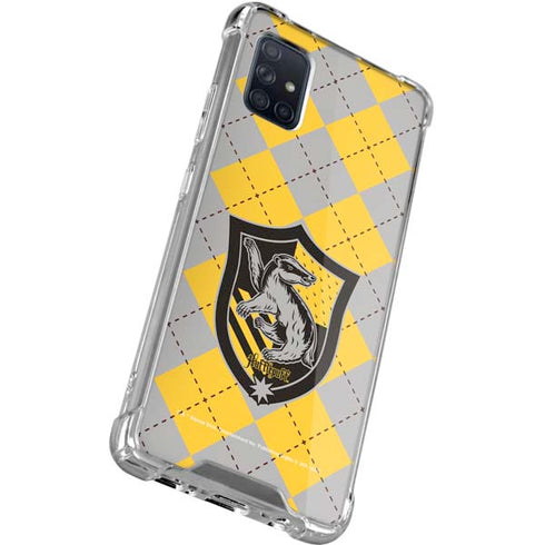 Wizarding World Harry Potter Hufflepuff Crest Galaxy A51 5G Clear Case