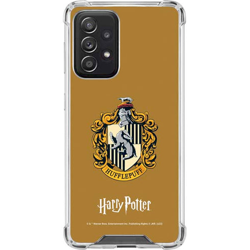 Wizarding World Harry Potter Hufflepuff House Crest Galaxy A52 5G Clear Case