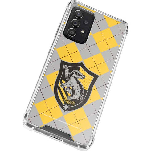Wizarding World Harry Potter Hufflepuff Crest Galaxy A52 5G Clear Case