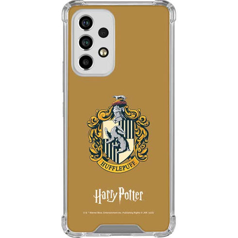 Wizarding World Harry Potter Hufflepuff House Crest Galaxy A53 5G Clear Case
